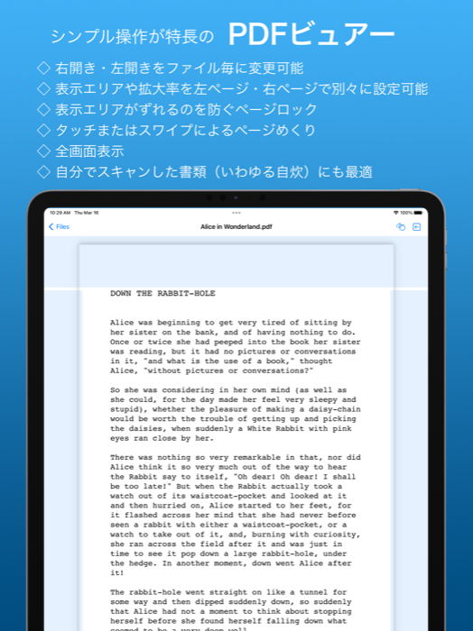 Lucid Readerのスクリーンショット: シンプルで直感的なPDFビューア